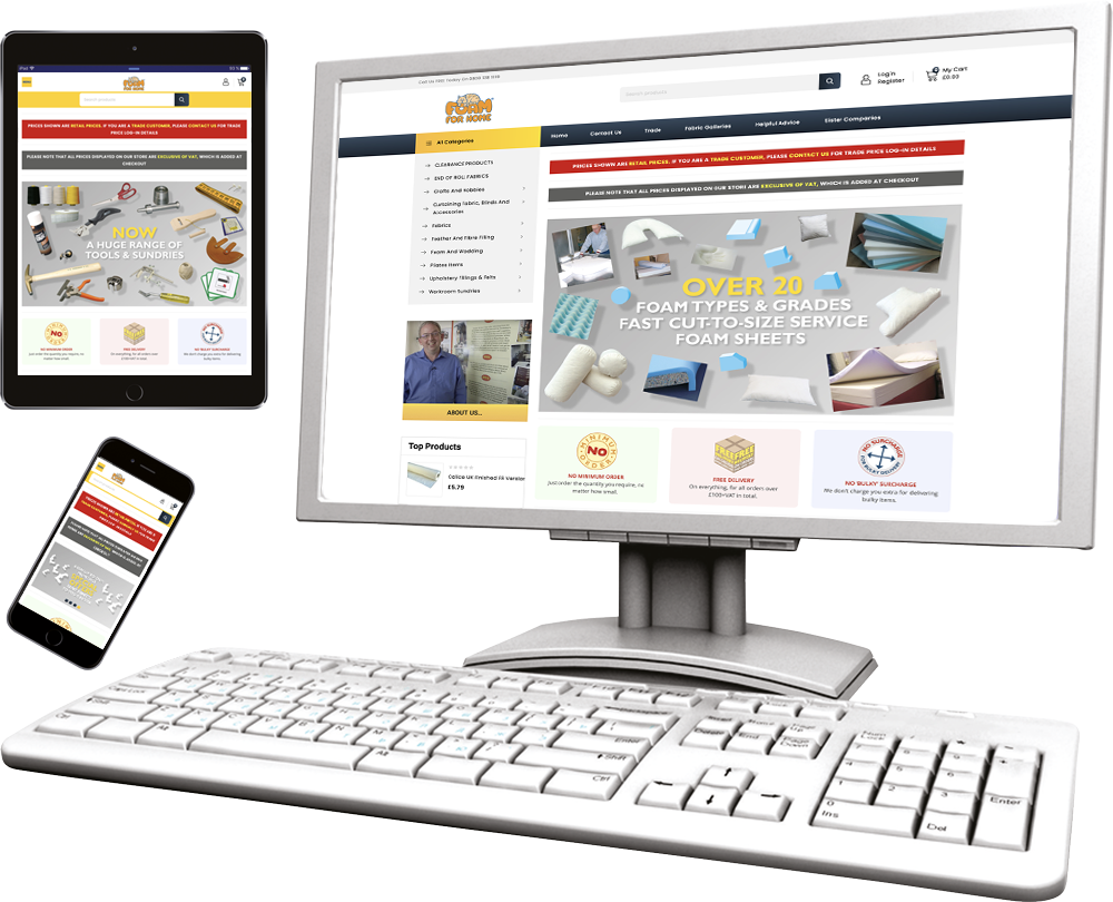 Our online store offers 24/7 convenience and is mobile friendly