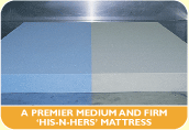 His-n-hers foam mattress